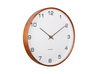 Wandklok Acento hout
