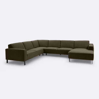 Loods 5 u-hoekbank Toronto nero