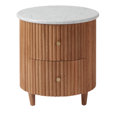 Nachtkastje Isla marmer top