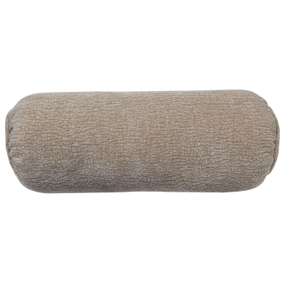 Baggy rolkussen 50xo23 cm 3d chenille middenbruin