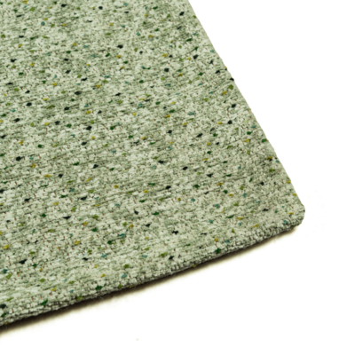 Modern Mist groen gestructureerd vloerkleed met stippenpatroon