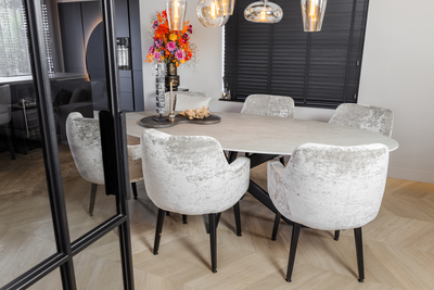Eettafel Ovaal Fume