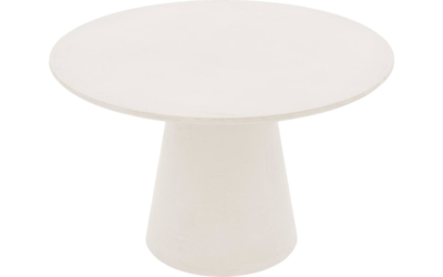 Bogard beton tafel rond | White