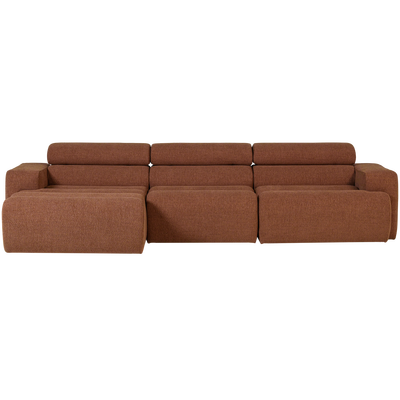 Novi chaise longue bank links oranje melange