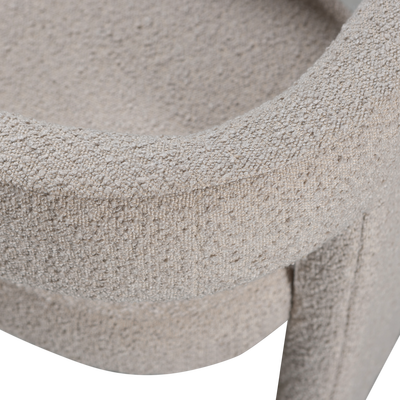 Tiwa fauteuil boucle beige