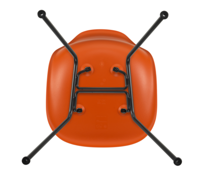 Vitra stoel Eames DSX Basic Dark onderstel