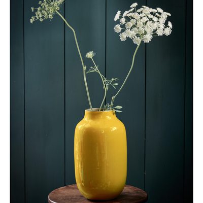 Vaas Pip metaal ovaal 30cm