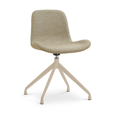 Nola-Fé draaibare eetkamerstoel beige onderstel