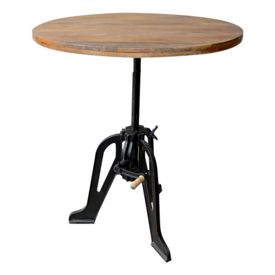 Ronde opdraai tafel