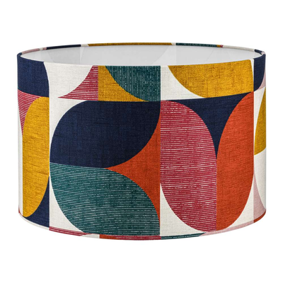 Lampenkap Cilinder Retro colored