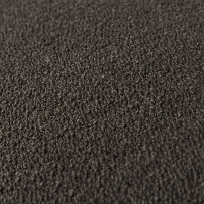 Lofty hocker boucle staalgrijs