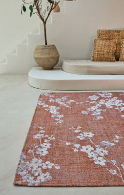 Ecorugs vloerkleed Sakura copper pink