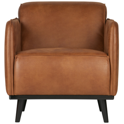 Statement fauteuil met arm chenille velvet perzikroze