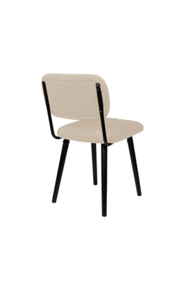 Housecraft living eetkamerstoel Jake bouclé