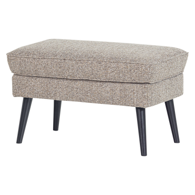 Rocco hocker velvet donkerbruin [fsc]
