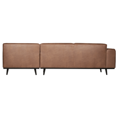 Statement hoekbank rechts chenille velvet terra