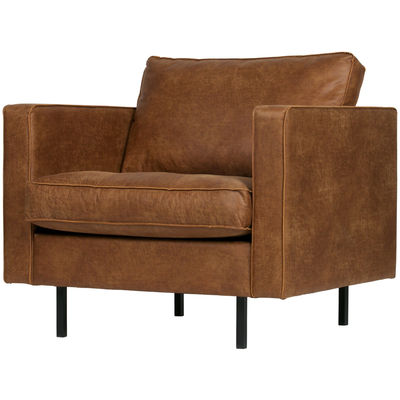 Rodeo classic fauteuil ribstof roestbruin