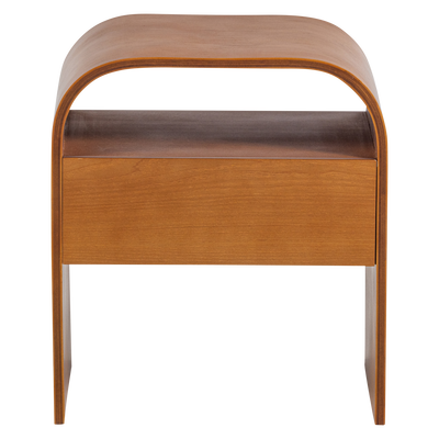 Momo nachtkastje/bijzettafel hout bruin [fsc]