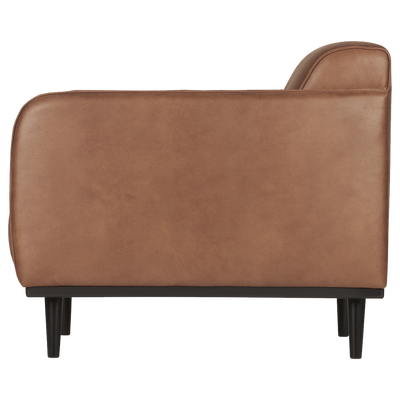Statement fauteuil met arm chenille velvet perzikroze