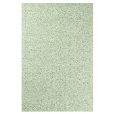 Modern Mist groen gestructureerd vloerkleed met stippenpatroon