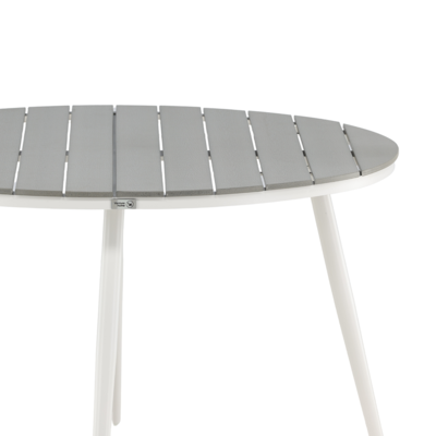 Tuintafel Aaron polywood wit