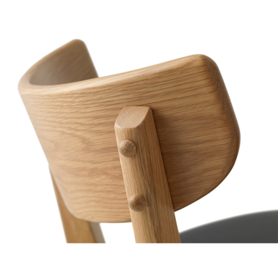 Barkruk Jack hout met kunstleer - 67 cm