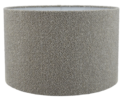Lampenkap rond Bouclé beige