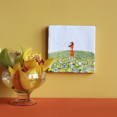 StoryTiles wandtegel Ik heb een wens...