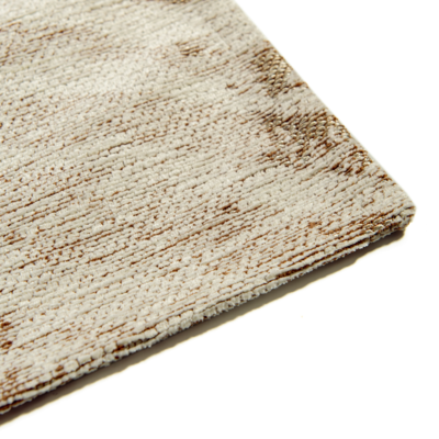 Vloerkleed Zebra met zebramotief in goudgeel kleuren met verouderde texturen