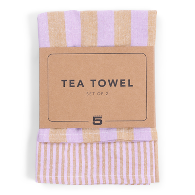 Theedoek Olivia set van 2