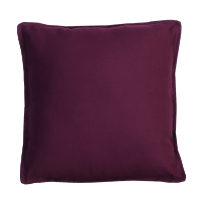 Kussen canvas aubergine