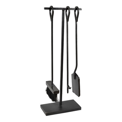 Haardset metaal (3-delig)