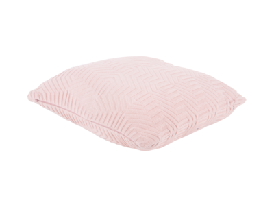 Sierkussen Honeycomb roze katoen