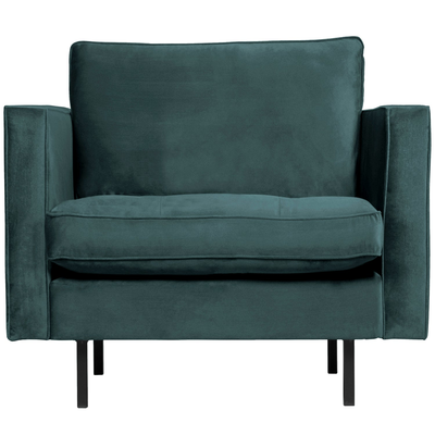 Rodeo classic fauteuil ribstof roestbruin