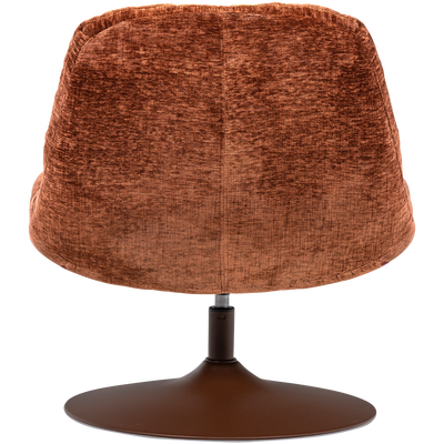 Elvi draaifauteuil chenille structuur lichtgrijs