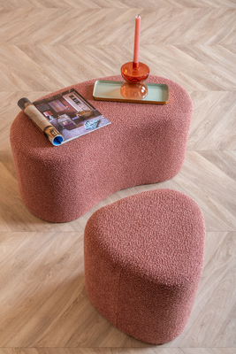 Pouf Ada wave bouclé