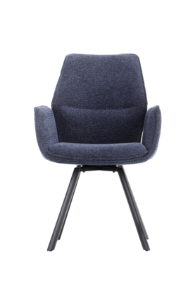 Coco draaistoel stof blauw