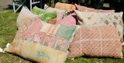 Kussen Kantha vintage 40x60 cm