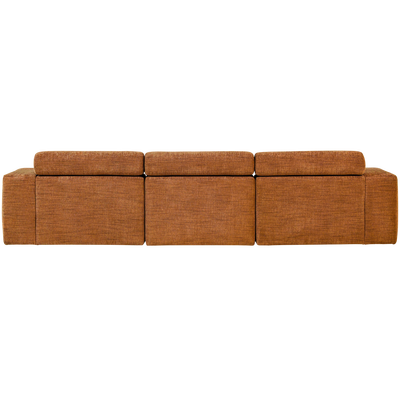 Novi chaise longue bank links oranje melange