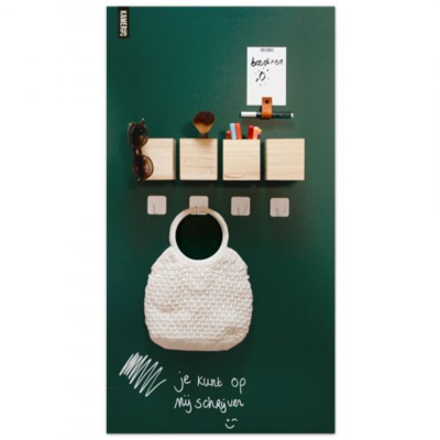 Magneetbord mat - krijtbord mosgroen