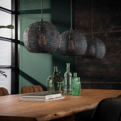 Hanglamp Cardiff halfrond