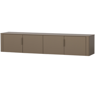 Gunnar tv meubel 200 cm grenen matzwart [fsc]