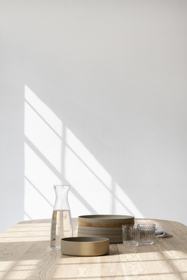 Studio HENK tafel Slim Co Plat Ovaal, zwart frame - Smart Collectie