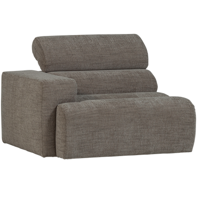Novi 1-zits element arm links boucle karamelbruin