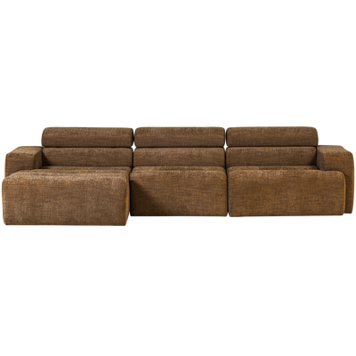 Novi chaise longue bank links oranje melange