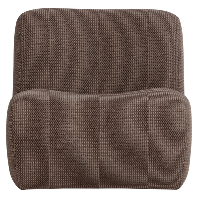 Nomu fauteuil grove chenille lichtbruin [fsc]