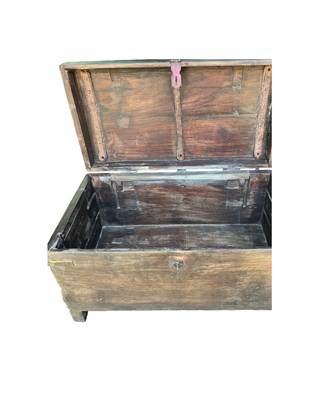 Oude opbergkist uniek item
