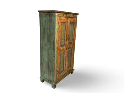 Kast 2 deur mixed color uniek