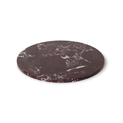 Dienblad Marmer rood Ø30cm	