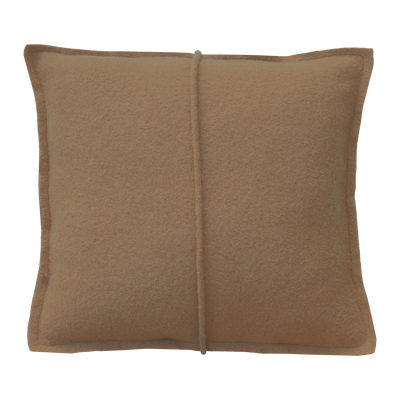 Kussen boiled wool naad camel